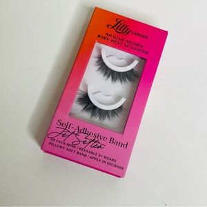 Lilly Lashes Self-Adhesive Band False Eyelashes Jet Setter 3D Vegan Mink